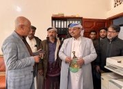 زار عضو المجلس السياسي الأعلى الأستاذ سلطان السامعي مؤسسة الشفقة لرعاية مرضى الفشل الكلوي والسرطان